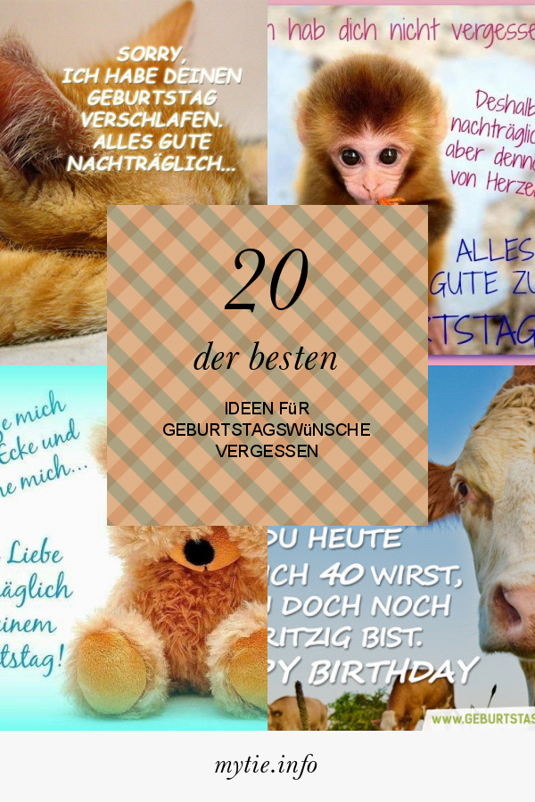 20 Der Besten Ideen Für Geburtstagswünsche Vergessen